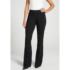 Betabrand Pants Womens Small Petite Dress Pant Yoga Pants Black Bootcut Flare